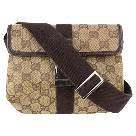 gucci fanny pack brown|Gucci fanny pack used.